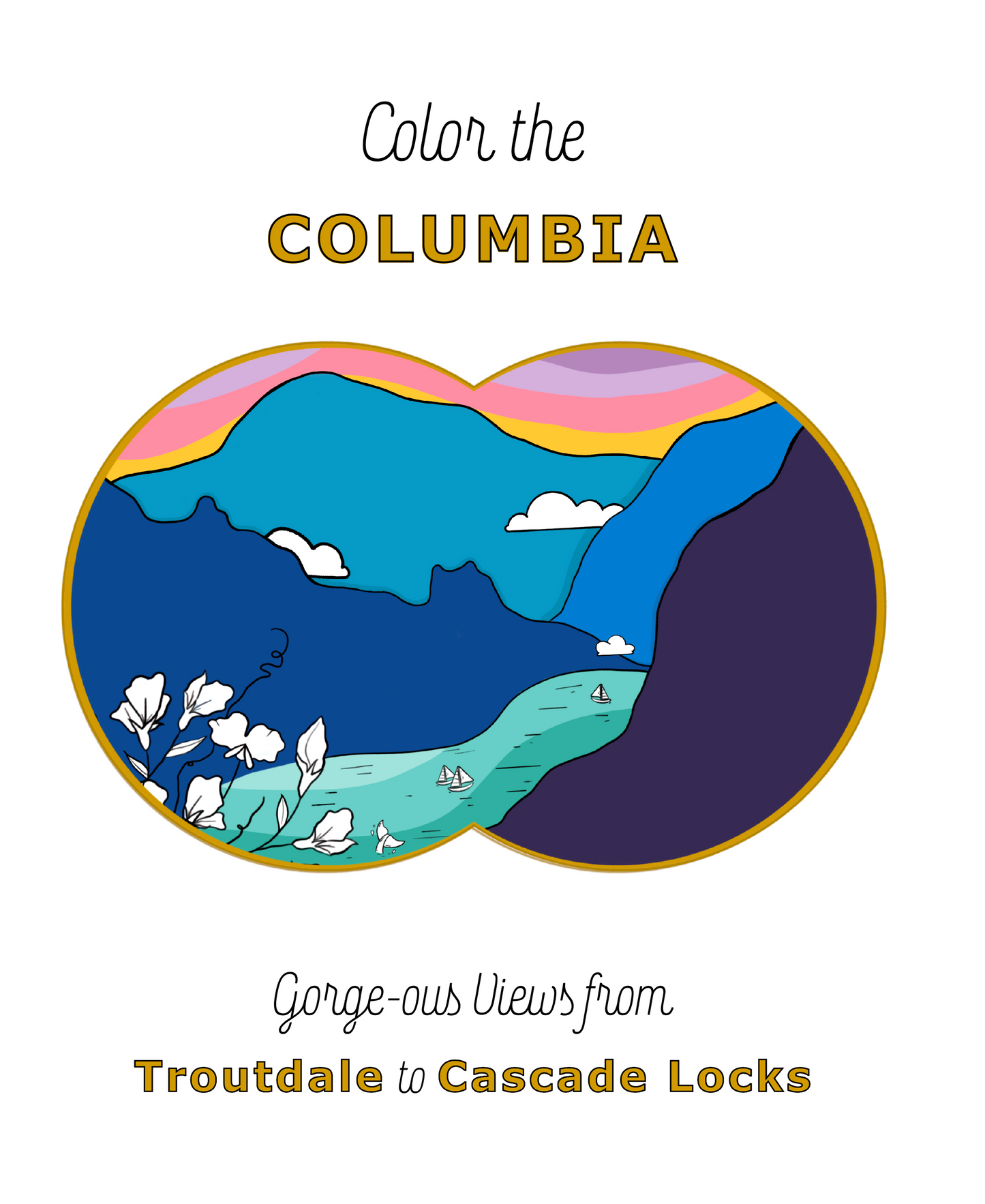 Color the Columbia: Gorge-ous Views from Troutdale to Cascade Locks
