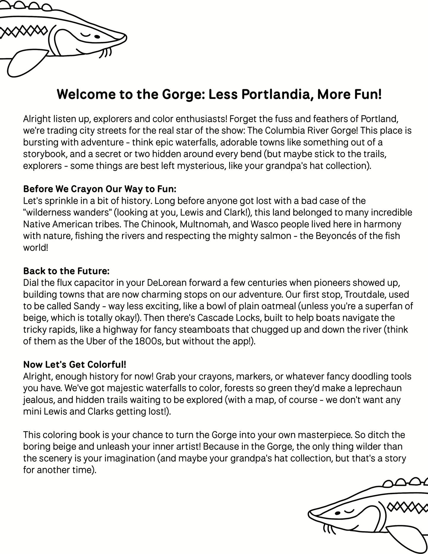 Color the Columbia: Gorge-ous Views from Troutdale to Cascade Locks